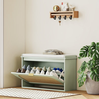8 Pair Shoe Storage Bench