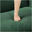 Repose-pieds Lucas - polyester-vert-737119519