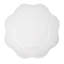 Paquet de 8 assiettes de présentation en plastique D13 ", chargeurs décoratifs de poids moyen pour assiettes, mariages, fêtes et repas à la maison (transparent)-1080083429