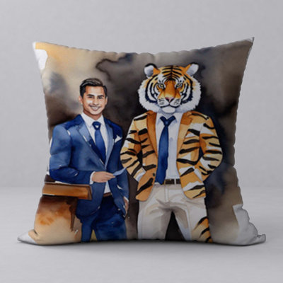 Reversible Throw Pillow