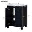 Es Vintage Style Small Bathroom Vanity Combo With Ceramic Sink