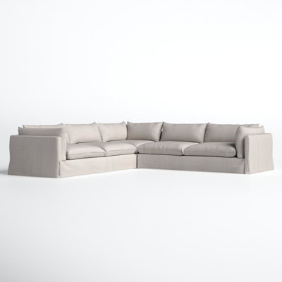 Reggio 3 - Piece Slipcovered Corner Sectional 