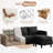 73.6" Upholstered Sofa-703474642