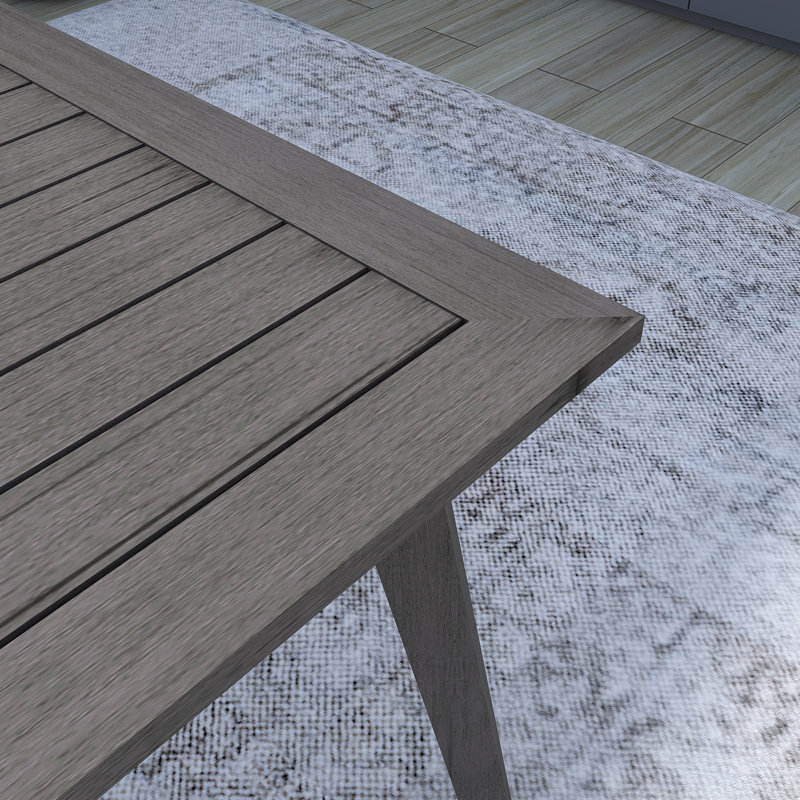 Table basse en X, Gris