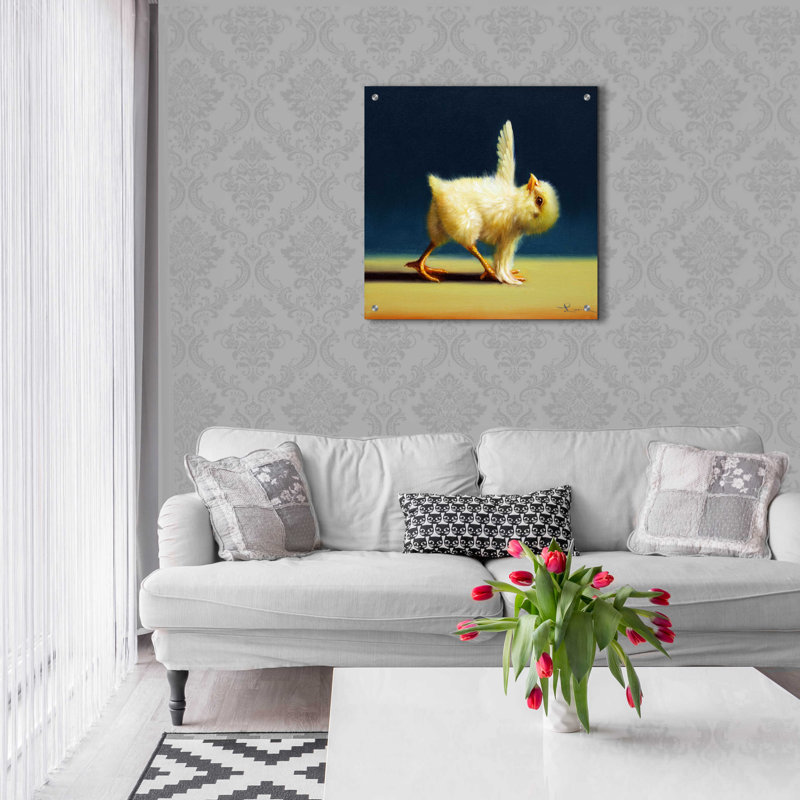 «Yoga Chick Rev Revolution Triangle» par Lucia Heffernan, H 24 po x l 24 po