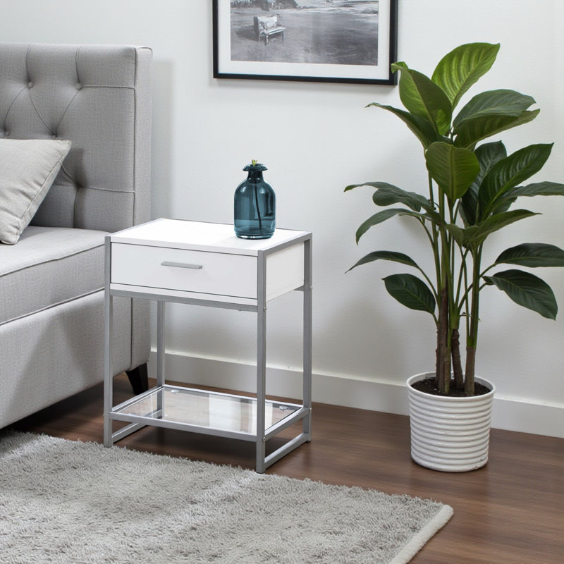 Fenwick White Accent Table