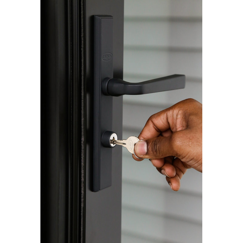 QuickFit Straight Handle (for Larson doors only), Matte Black
