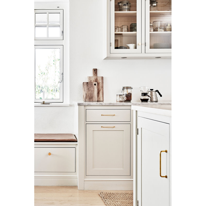 Lounge Unlacquered Arch Pull, 6 5/16"