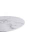 Table Tulipe de 60 cm (23,62 po) de style milieu du siècle, pour 2 à 4 personnes, avec plateau rond en MDF, table à manger sur pied, table d'appoint ou table basse.-823611266