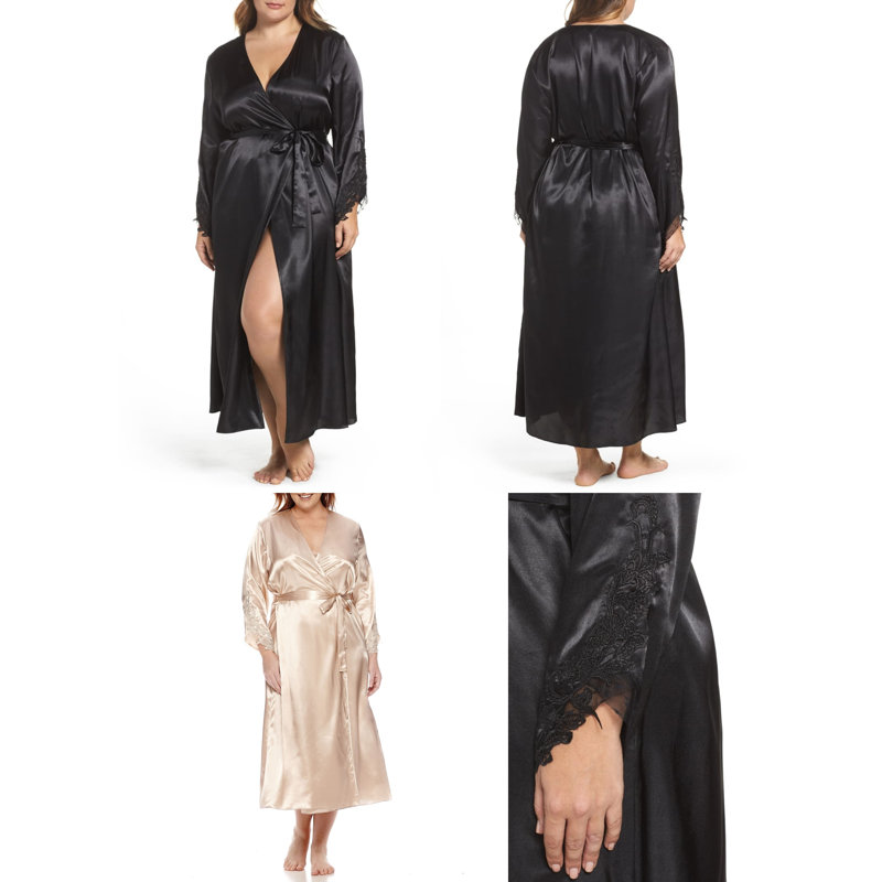 Peignoir en satin et fille Khouribga