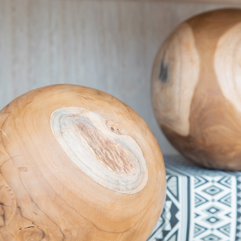 S/3 D5.9x5.9" Teak Ball