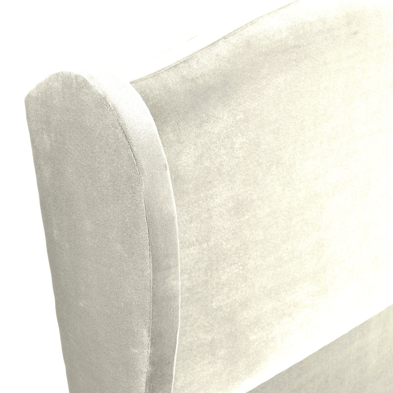 Felicity Upholstered Headboard, Single (3'), Ivory
