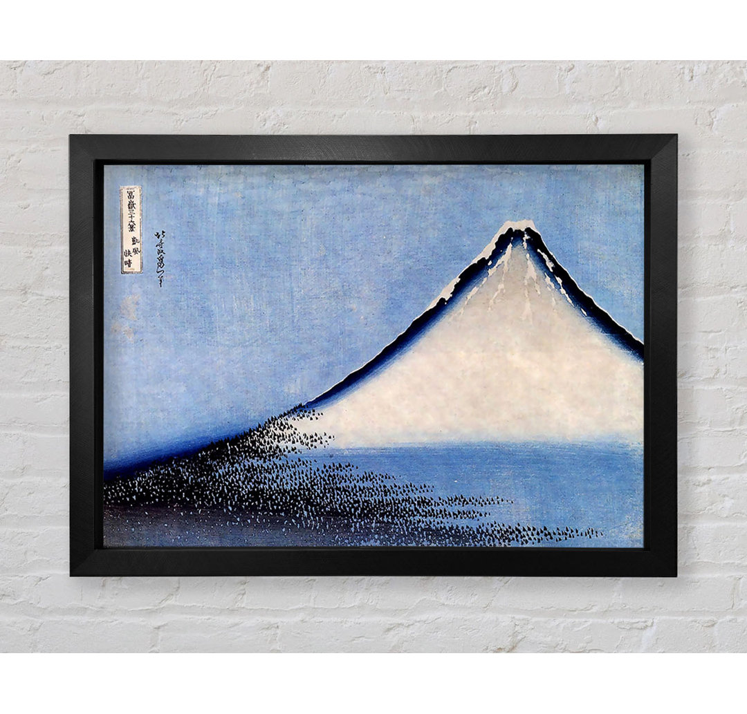 Berg Fuji 2 von Katsushika Hokusai - Einzelner Bilderrahmen Kunstdrucke