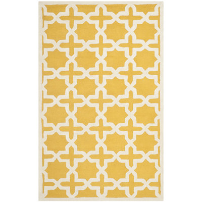 Igna Wool Yellow Area Rug