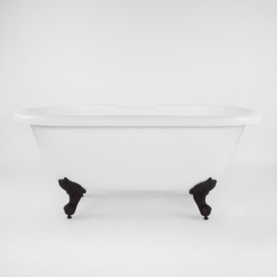 Windsor 60.5'' x 30'' Soaking Acrylic Bathtub