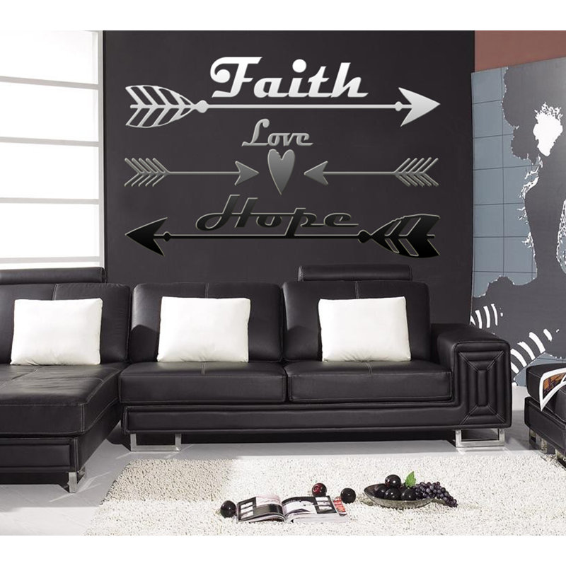 Adhésif décoratif flèche, H 46 po x l 65 po