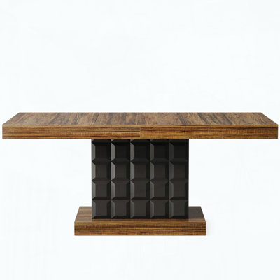 Rectangular Kitchen Table with Modern Chic Design