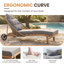 Chaise longue avec coussin amovible-125311038