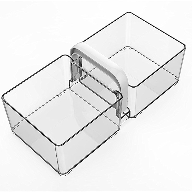 Condiment Organizer Bin with Handle