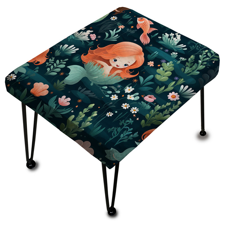Paraison - Repose-pieds rectangulaire imprimé animal