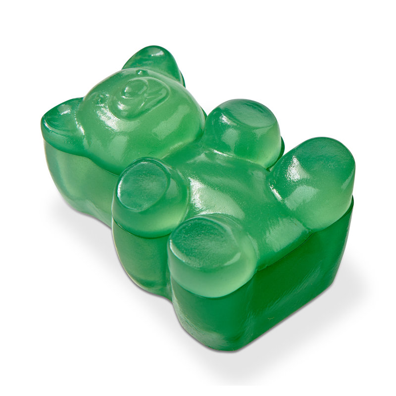 Plateau décoratif en forme d'ours gélifié vert clair 4 x 3 x 2 parfait pour un usage quotidien Nettoyer les taches, Vert