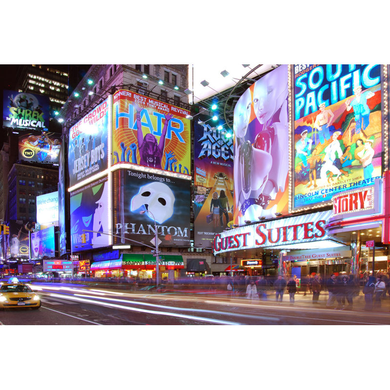 Times Square, New York, H 16 po x l 24 po