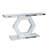 55'' Mirrored Glass Console Table With Crush Diamond