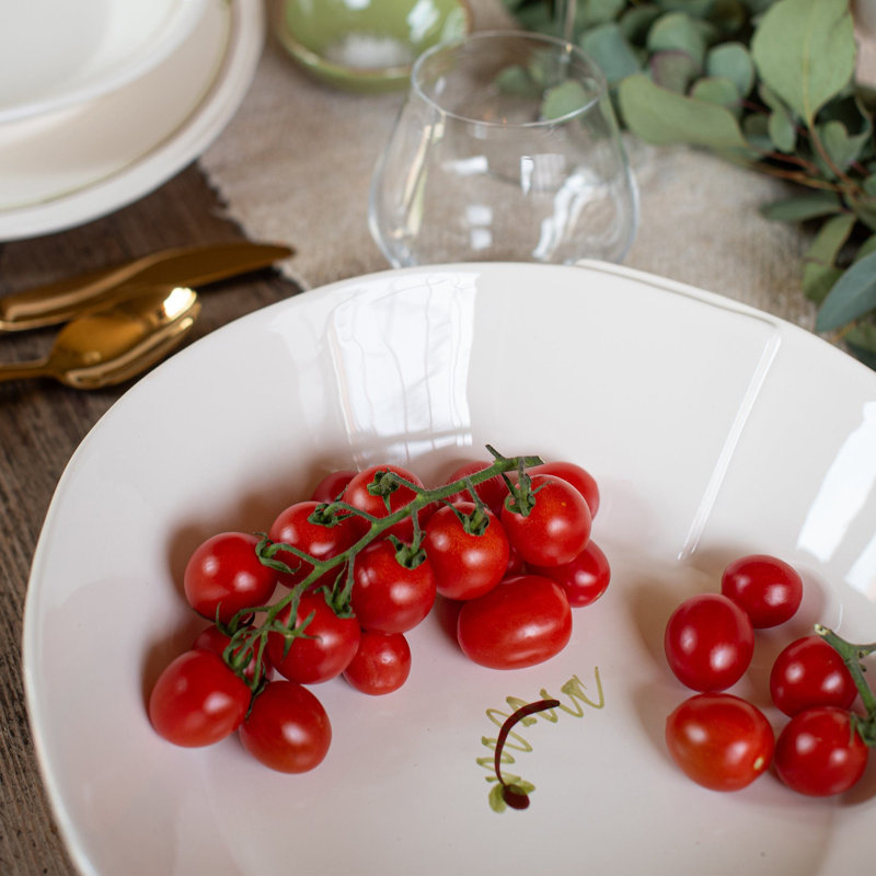 Lastra Fiori Di Bosco Stoneware Serving Bowl