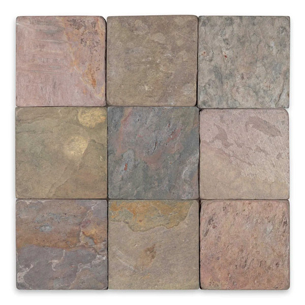 Rainbow Slate Wall and Floor Tile