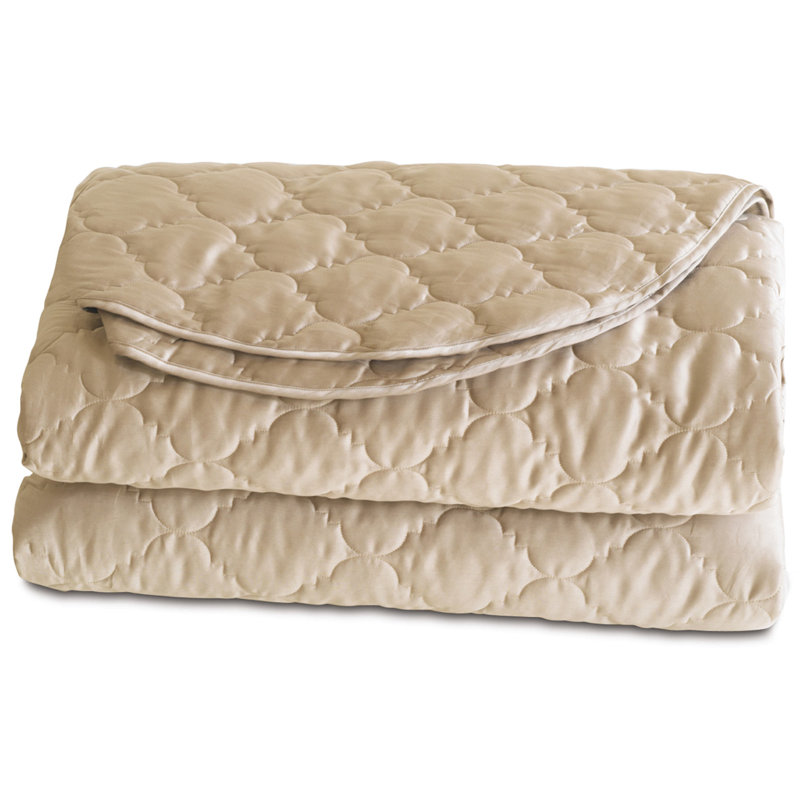 Viola Modern & Contemporary Sateen Coverlet, Super King Coverlet, Sable