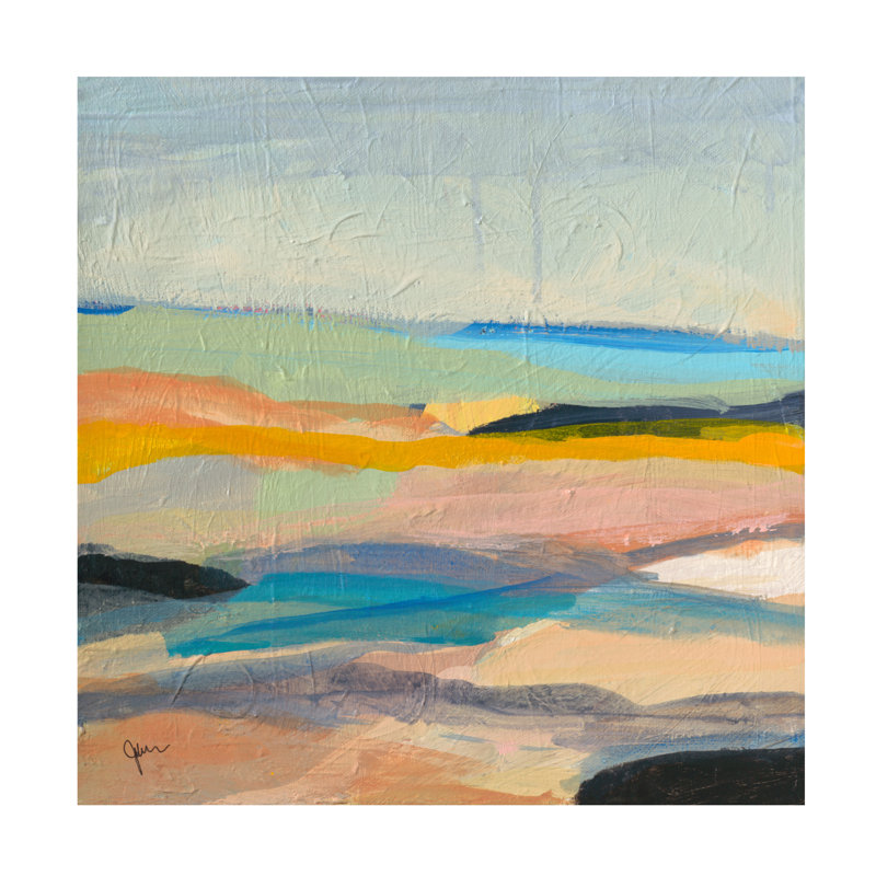 Art sur toile Jan Weiss Colorfield 13, H 14 po x l 14 po