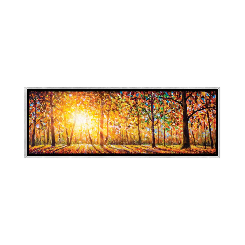 «Extra Large Panorama of Gorgeous Forest in Autumn» par Valery Rybakow - impression d'art graphique panoramique