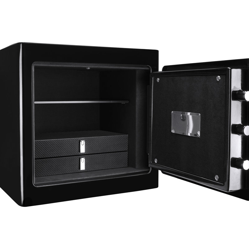 Armoire sécurisée noire 1,01 pi³ - Votre protecteur important pour objets de valeur avec verrou de clavier électronique