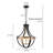 Kortney 5 - Light 16.5" Wide Dimmable Empire Chandelier for Entryway Foyer Bedroom Hallway-1699238689