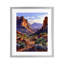 «Western Colors Earthy Desert», reproduction sous verre encadrée, design par Franklyn Gregory-130832331-130832333