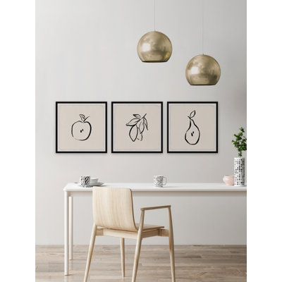" Nature's Goodies " by Marmont Hill 3 - Pieces