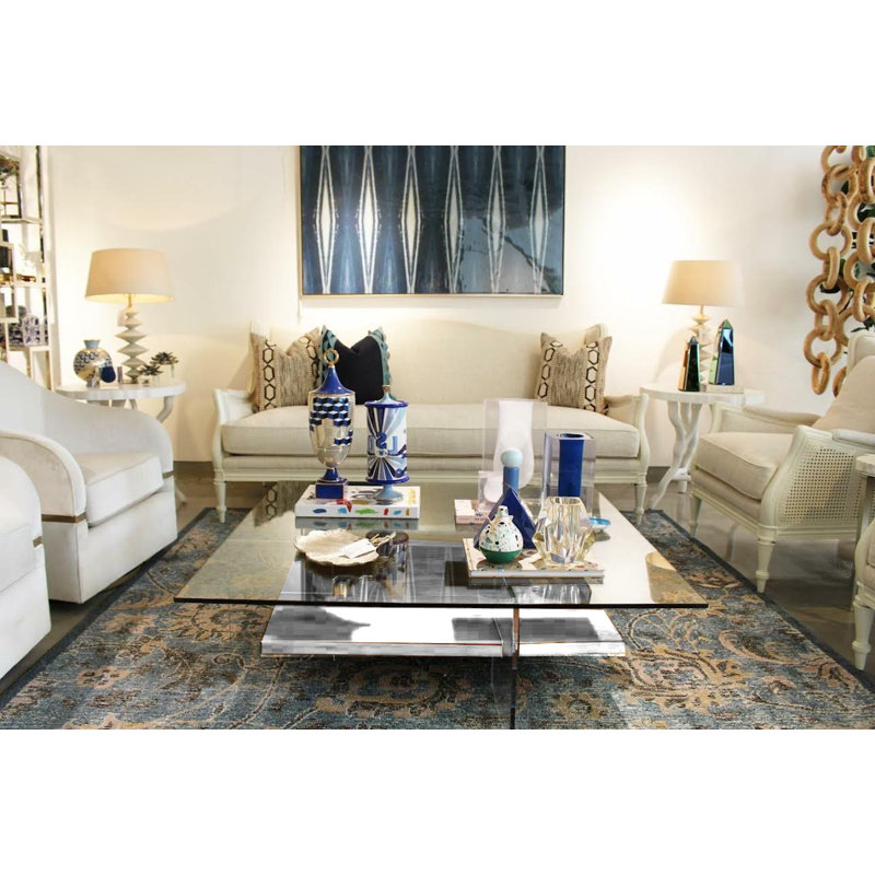 Glass Top Single Coffee Table