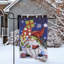 Drapeau de Noël en nylon double face H 18 po x l 12,5 po