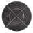 Nabu Ash Round Solid Wood Top with Iron Base Dining Table