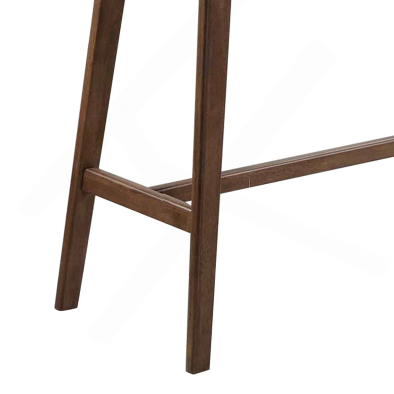Table de bar rectangulaire en noyer