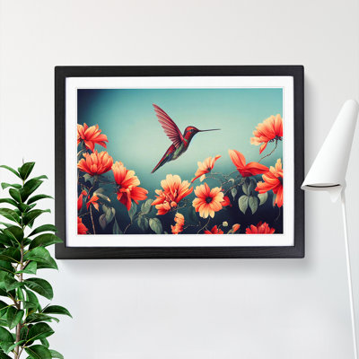 Superb Floral Hummingbird - Framed Print