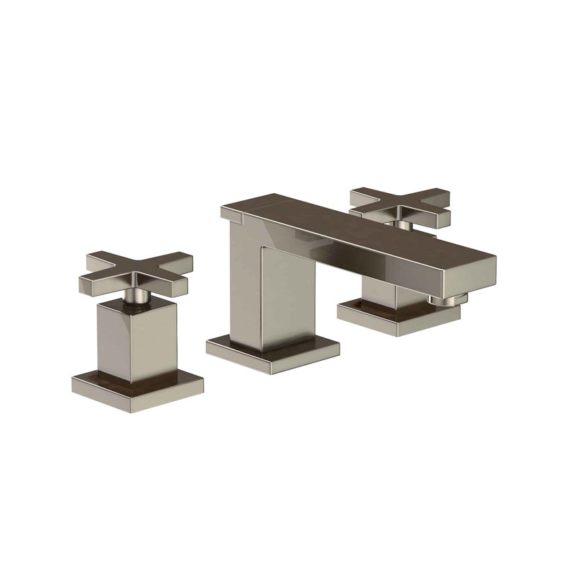 Skylar Widespread Bathroom Faucet with Drain Assembly, Antique Nickel