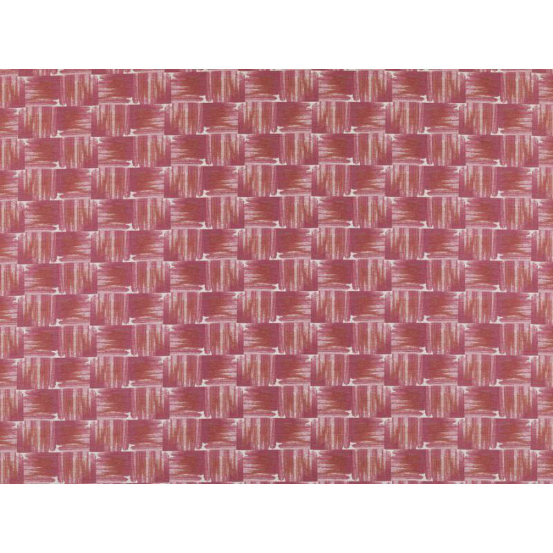 Laura Kirar II Ikat Geometric Fabric, Watermelon