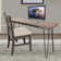 Jablena Solid Wood Top Metal Base Writing Desk