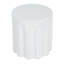Lizz Outdoor Cylindrical MGO Concrete Side Table