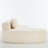 110.2" x 62" L-Shape Boneless Sectional Curved Sofa with 5 Pillows, Deep Seat, High-Density Memory Foam, No Assembly - Ivory-1219570801