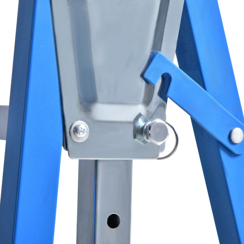 Tréteaux de construction télescopiques réglables, outil de cheval de scie pliant, bleu, Bleu