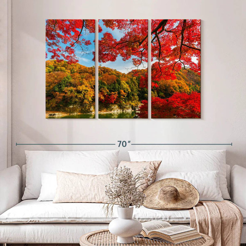 Alvord Japanese Fall Maple Forest, 32" H x 50" W