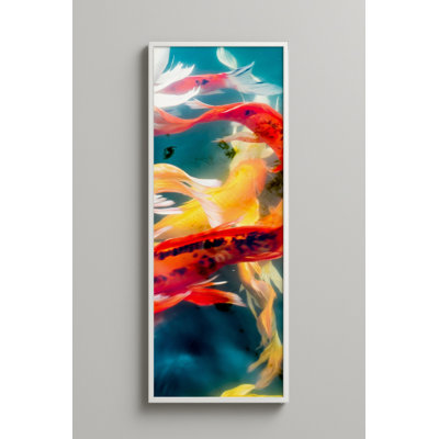 Bourbeau Koi Pond, art mural encadré