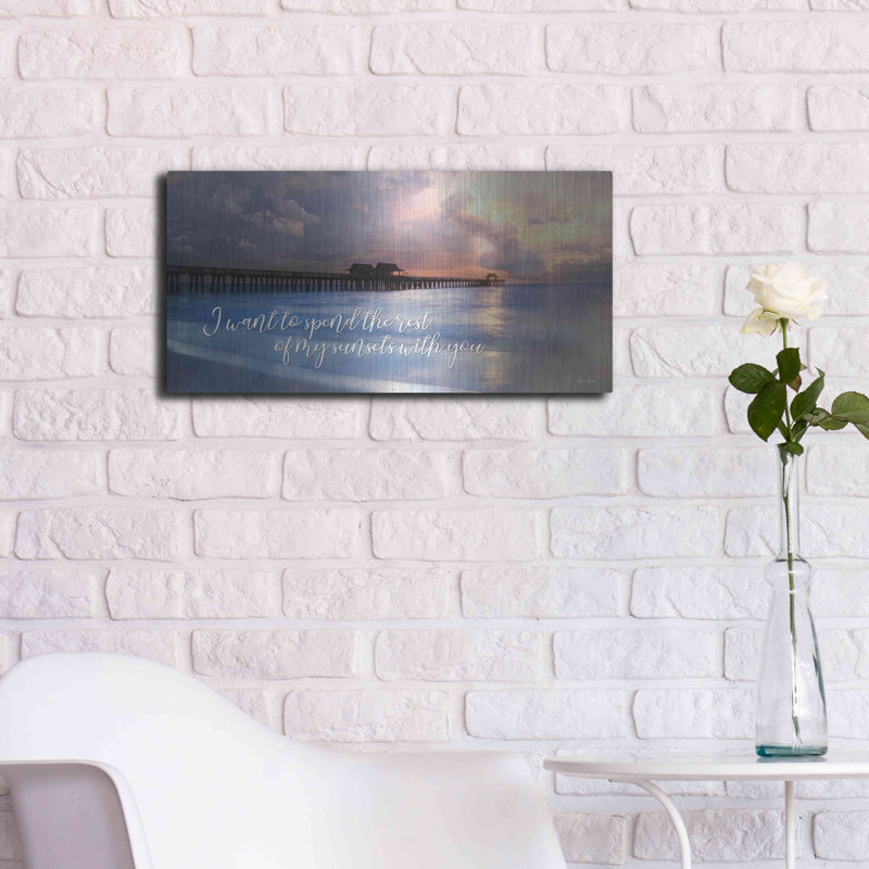 «Rest Of My Sunsets I» par Lori Deiter, H 12 po x l 24 po